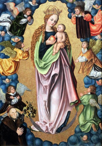 Madonna on the Crescent Moon by Lucas Cranach the Elder